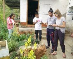 Participants of a Permaculture Design Course during class